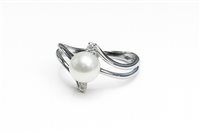 Ring Nihama Woman in White Gold Perla NA0815O4FABI065